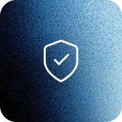 Shield with checkmark icon representing role-based access control and governance