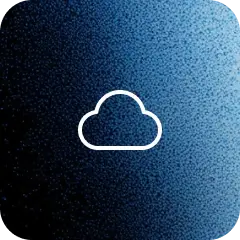 Cloud icon representing enterprise-grade hosting infrastructure with high uptime