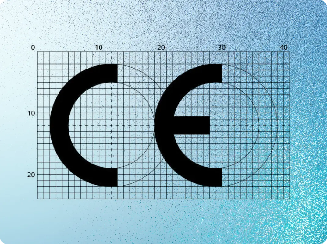 CE marking on a technical grid, MDR CE Class IIb device certification