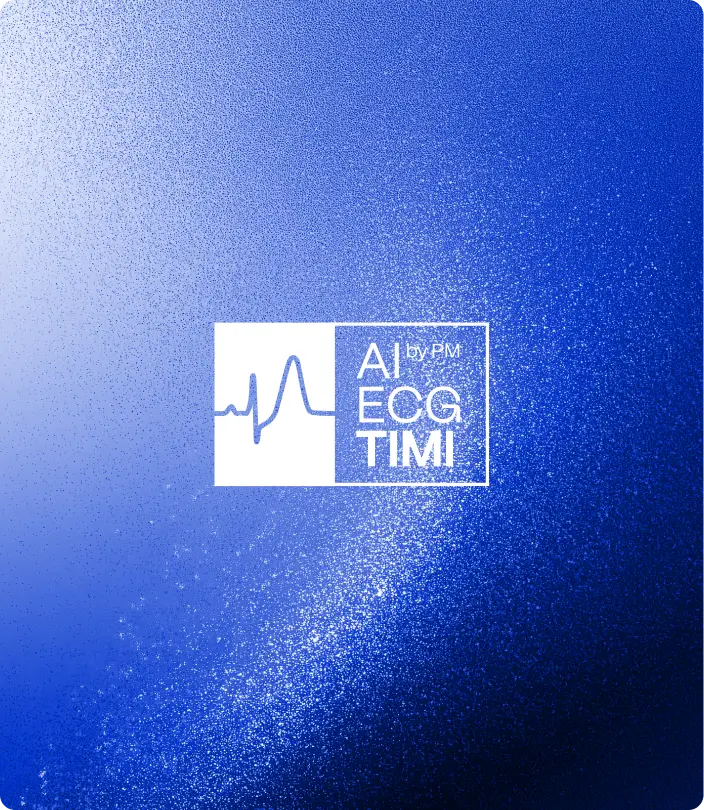 AI ECG TIMI study logo by Powerful Medical