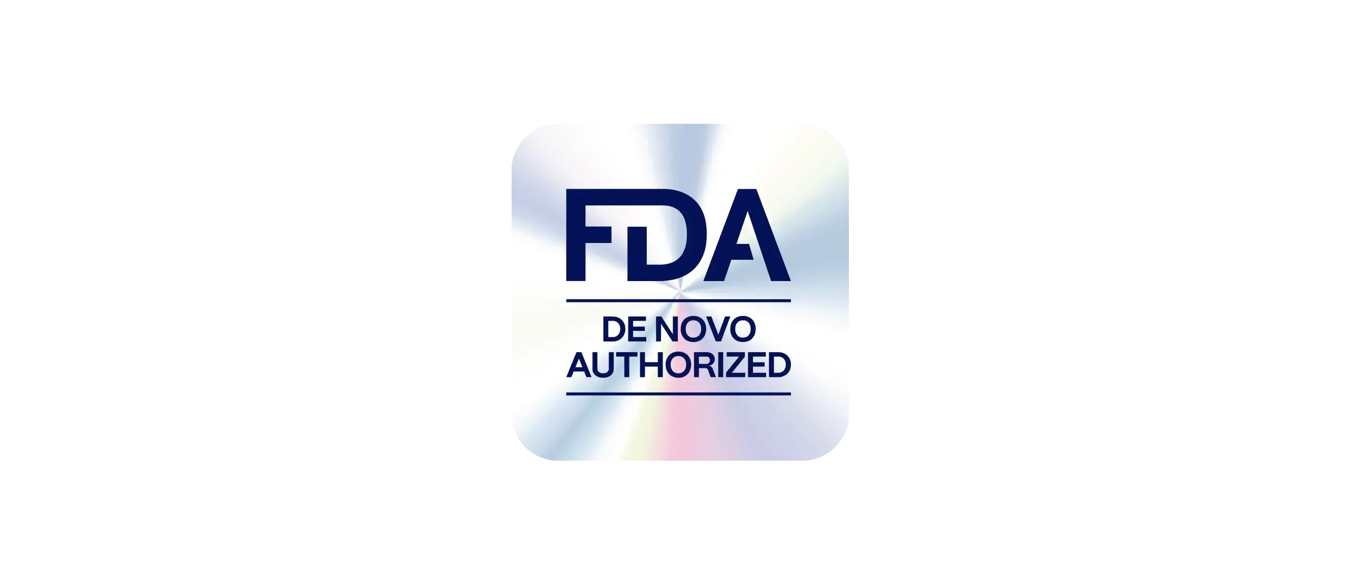 FDA De Novo Authorized silver seal