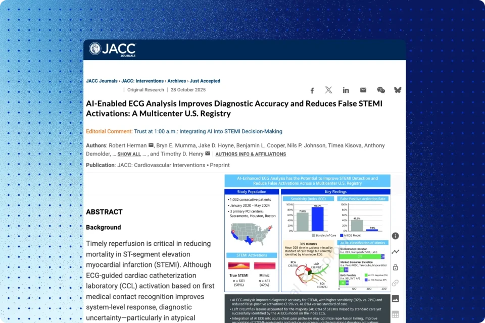 AI-Enabled ECG Analysis Improves Diagnostic Accuracy and Reduces False STEMI Activations: A Multicenter U.S. Registry