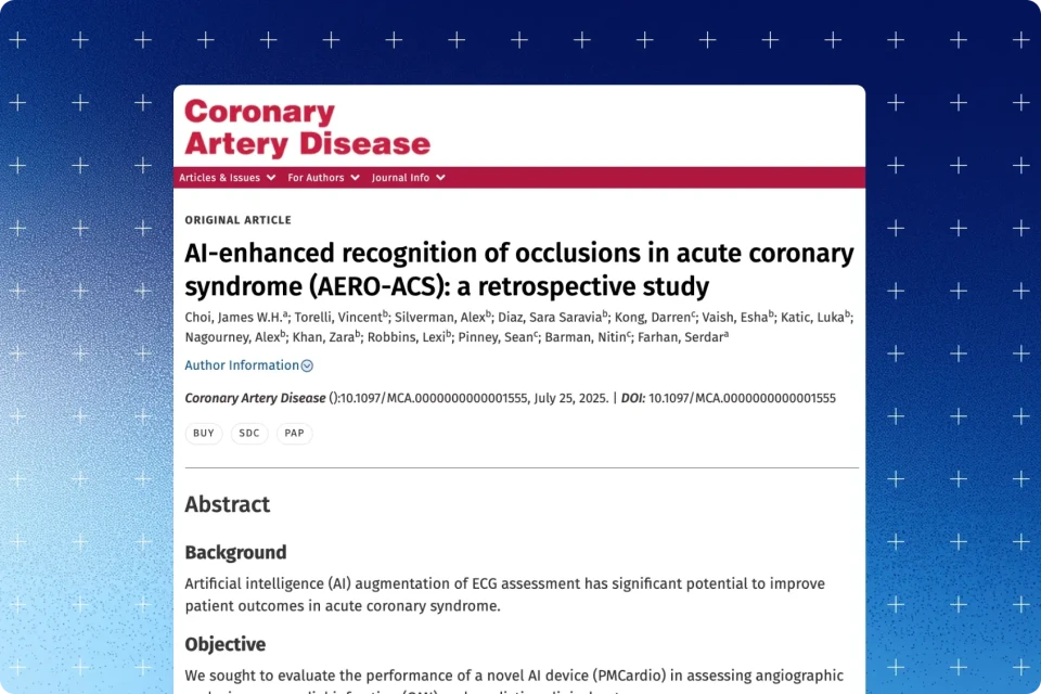 AI-enhanced recognition of occlusions in acute coronary syndrome (AERO-ACS): a retrospective study