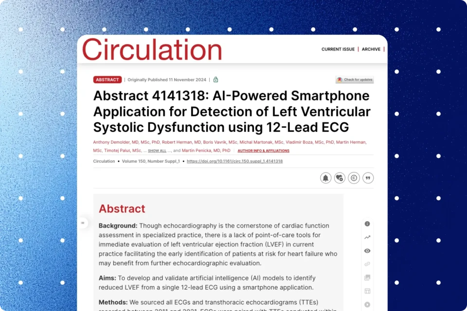 AI-Powered Smartphone Application for Detection of Left Ventricular Systolic Dysfunction using 12-Lead ECG