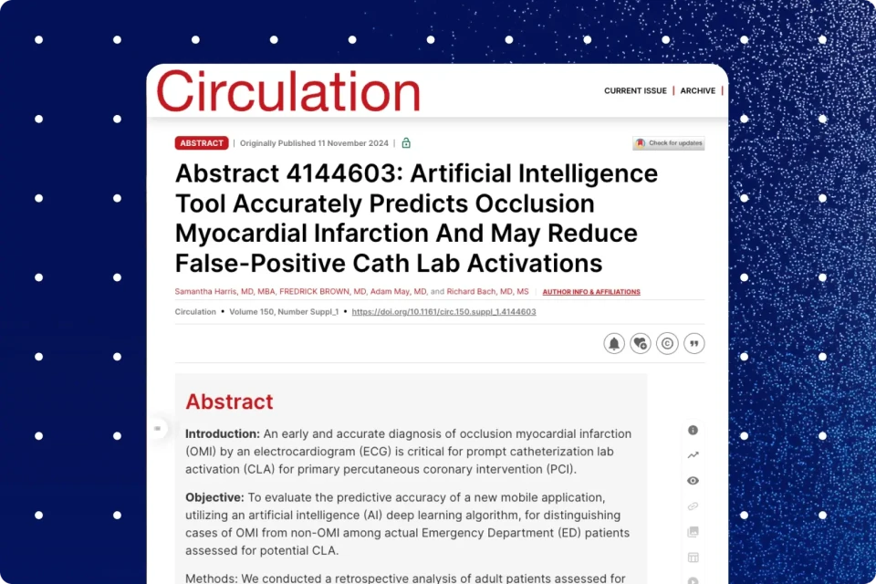 Artificial Intelligence Tool Accurately Predicts Occlusion Myocardial Infarction And May Reduce False-Positive Cath Lab Activations