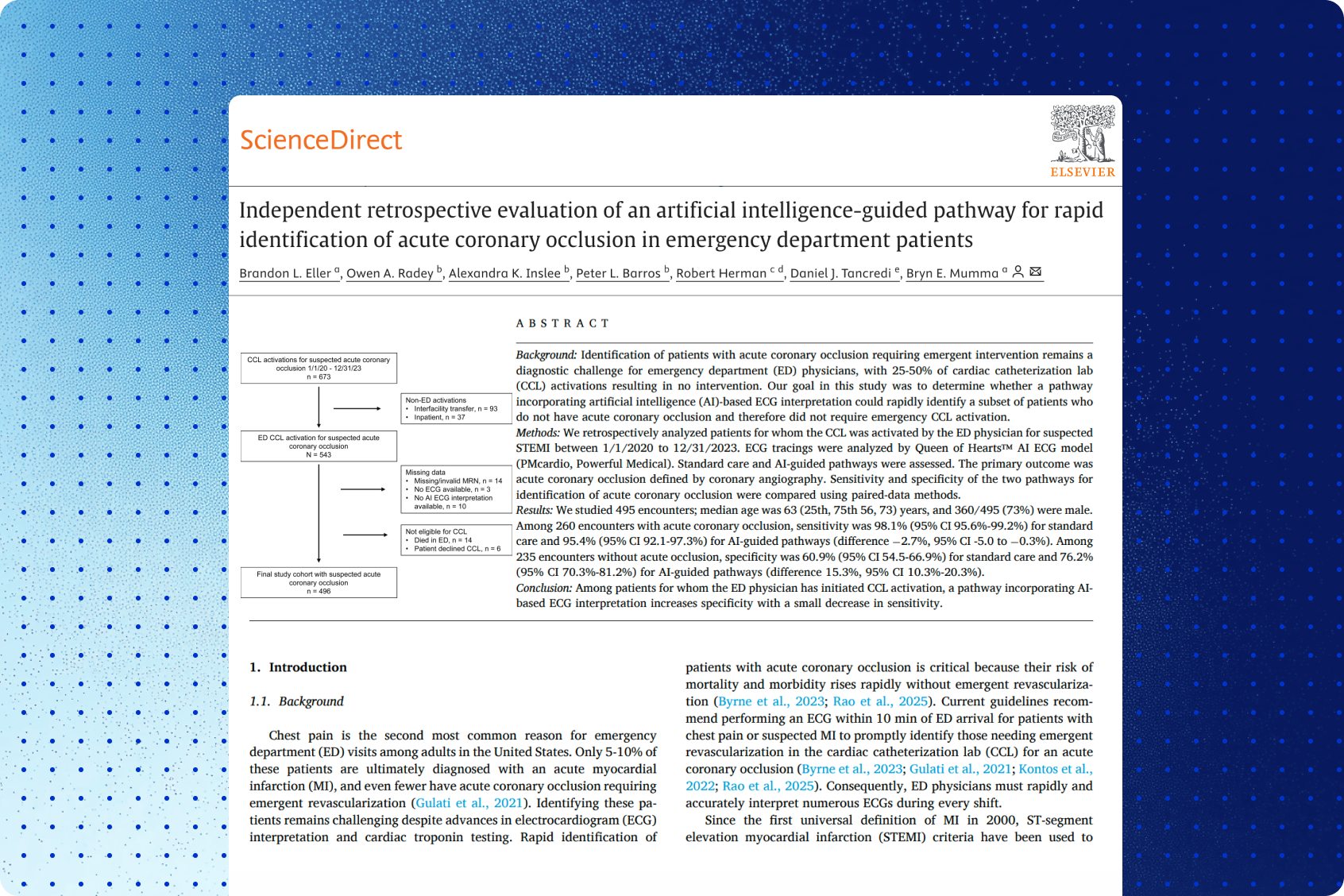 Independent retrospective evaluation of an AI-guided pathway for rapid identification of acute coronary occlusion in emergency department patients