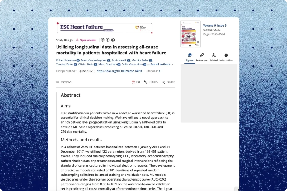 Utilizing Longitudinal Data in Assessing All-Cause Mortality in Patients Hospitalized with Heart Failure