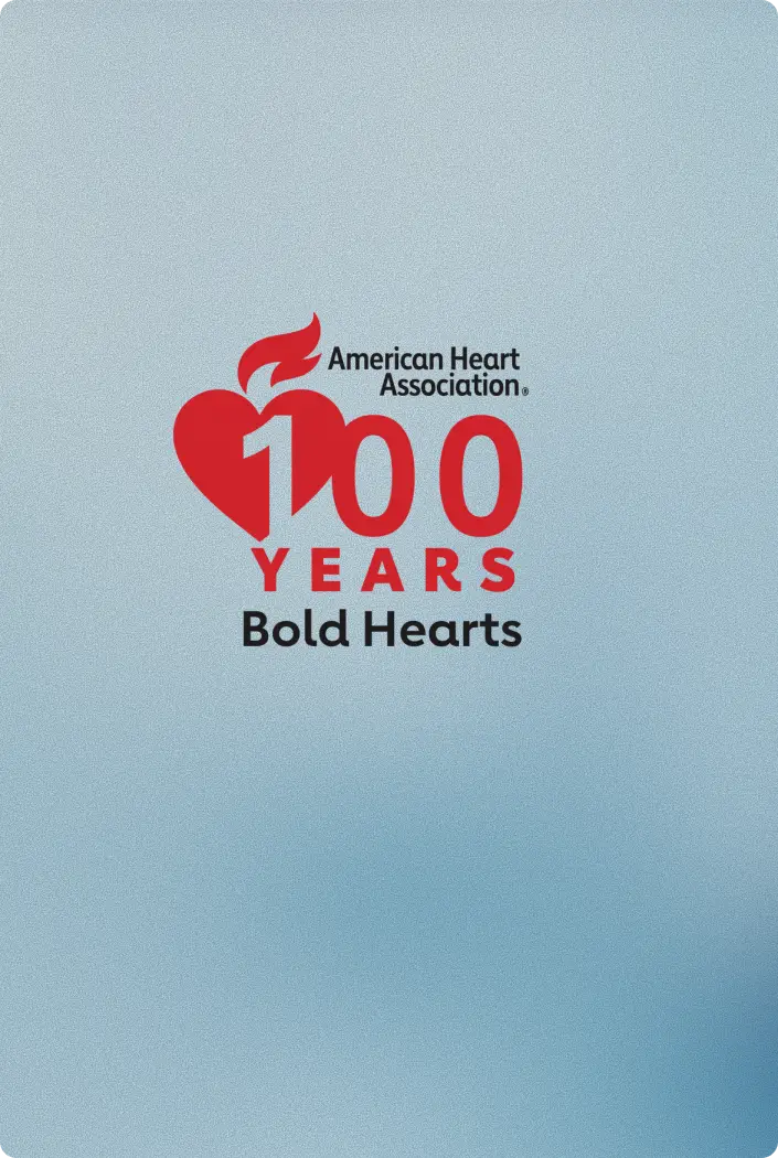 American Heart Association Bold Hearts logo, AHA 24 HealthTech Competition winner