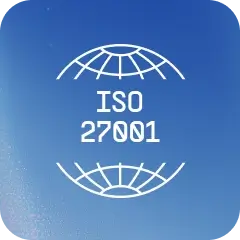 ISO 27001 information security management badge