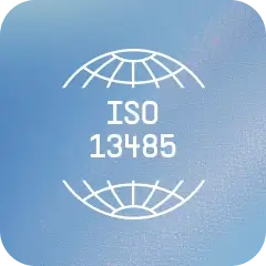 ISO 13485 medical device quality management badge