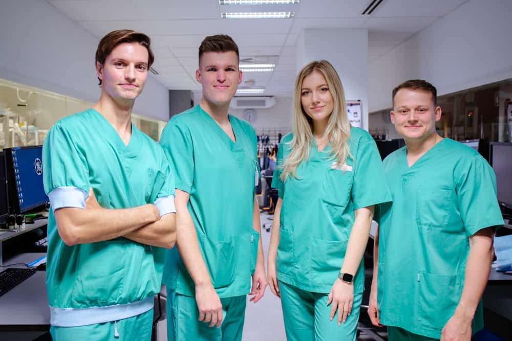 Powerful Medical Team at a hospital visit in Aalst